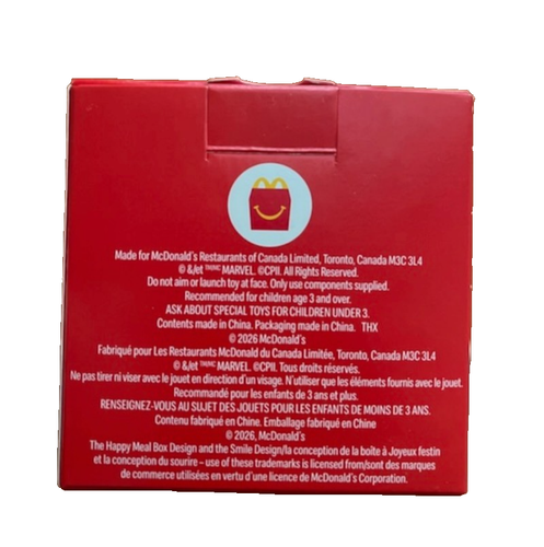 SLIGHTLY DAMAGED McDonalds Canada Spider-Man Happy Meal Toy 2026 - photo 5