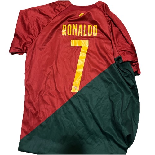 Portugal Home Jersey Kit Men 2XL Red Green CR7 With Socks+shorts - photo 2