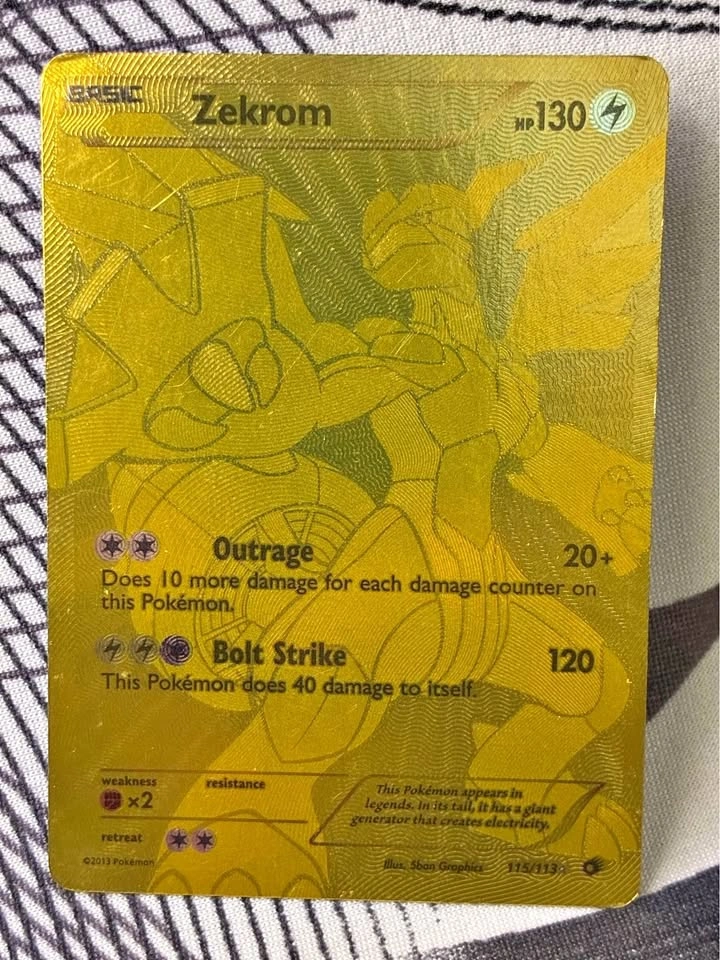 Zekrom Legendary Treasures HP