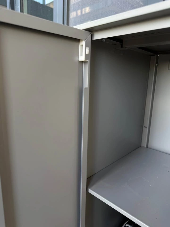 IKEA Tullstrop Grey Metal Storage Cabinet - photo 2