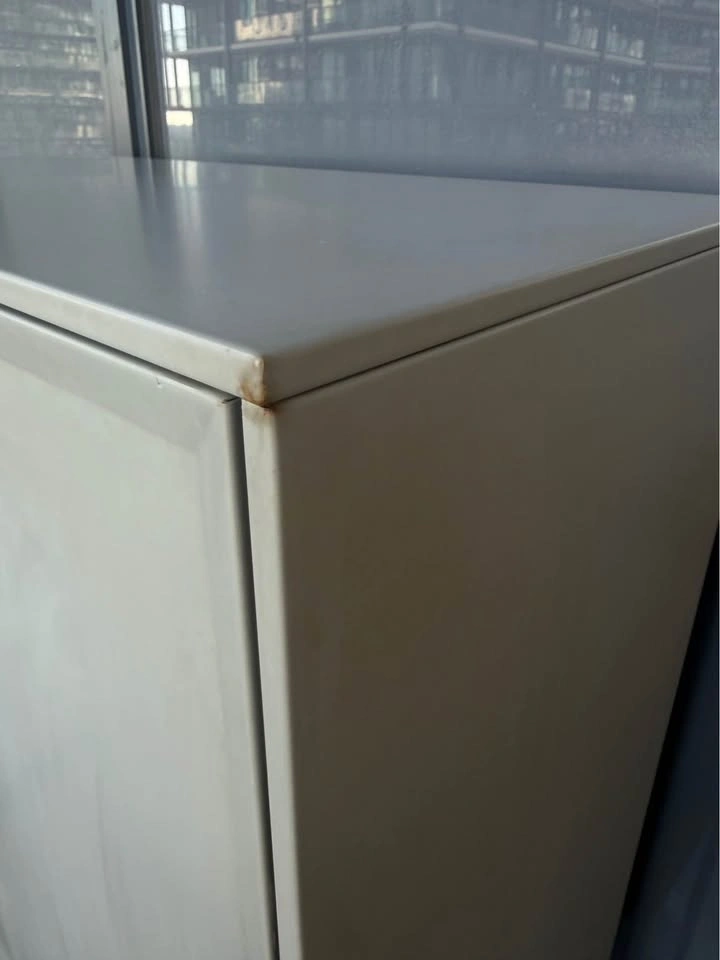 IKEA Tullstrop Grey Metal Storage Cabinet - photo 3
