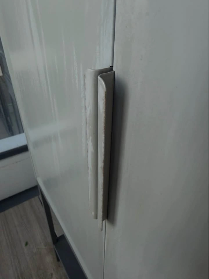 IKEA Tullstrop Grey Metal Storage Cabinet - photo 4