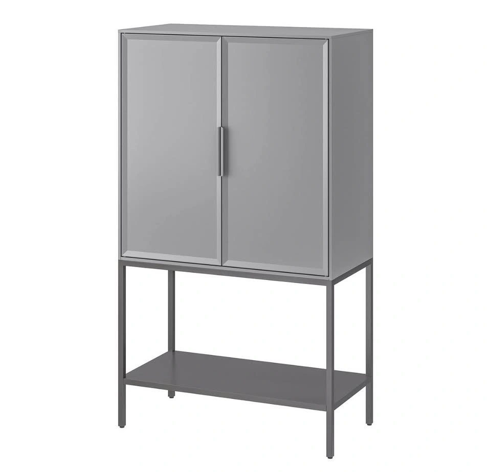 IKEA Tullstrop Grey Metal Storage Cabinet - photo 5