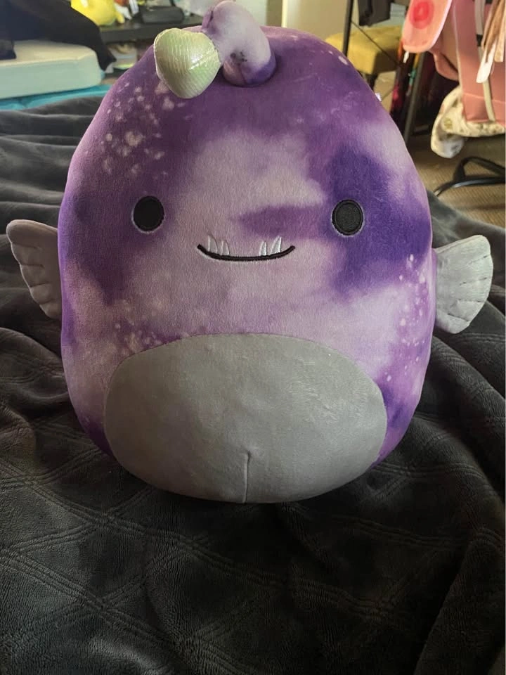 Easton Tie-Dye Angler Fish 8” Squishmallow
