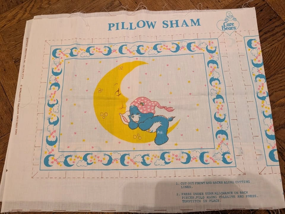 Vintage Care Bears and Annie Fabric Pillow Panels - photo 3