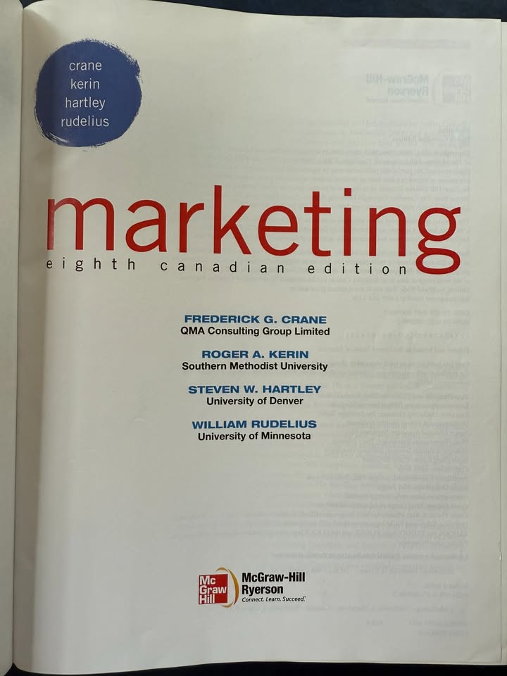 Marketing | 8th Canadian Edition – Textbook Only - photo 2