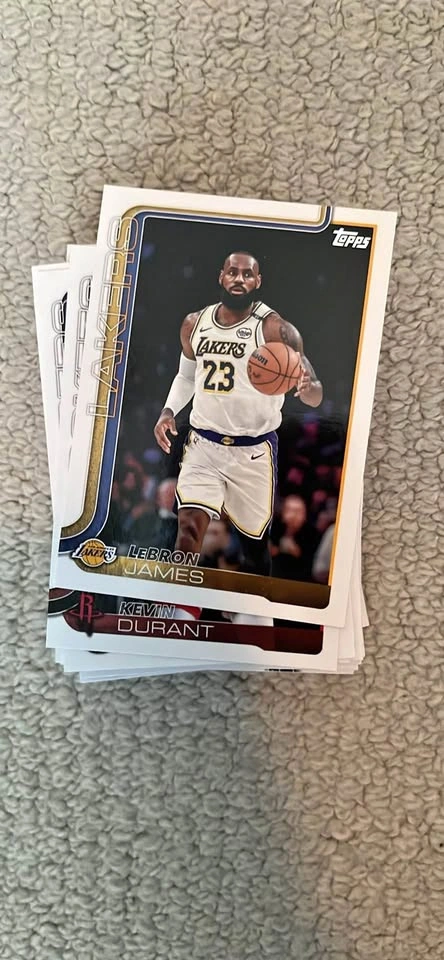 50+ Big Name Household NBA Topps 2025 Cards Lot