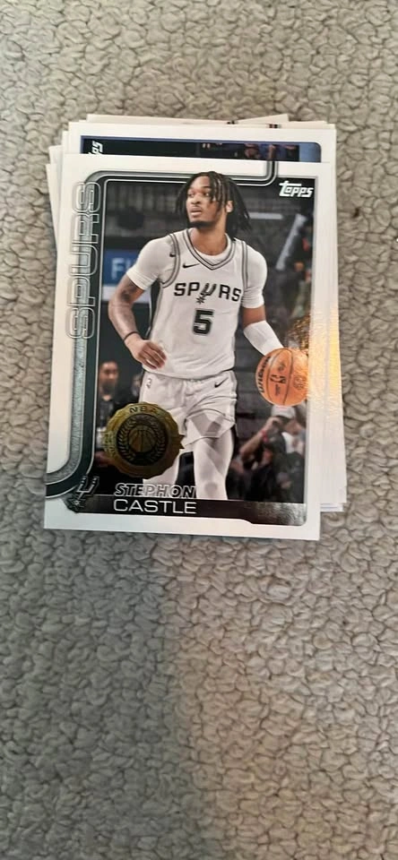 60+ NBA Topps 2025 Rookie Cards Lot
