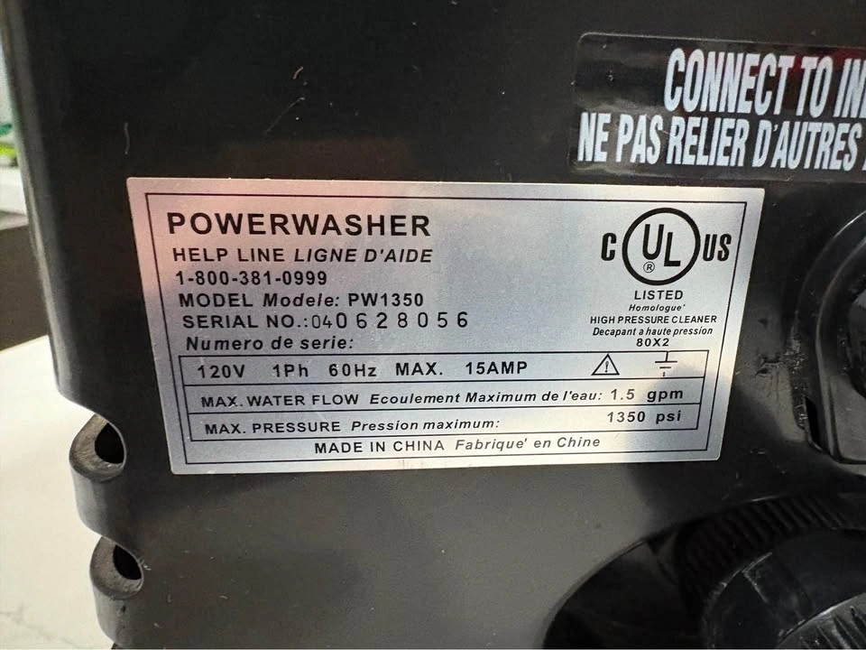 POWERWASHER, electric pressure washer system PW 1350 - photo 5