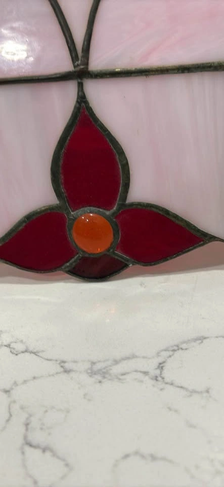 Beautiful 14” high stained glass lampshade - photo 4