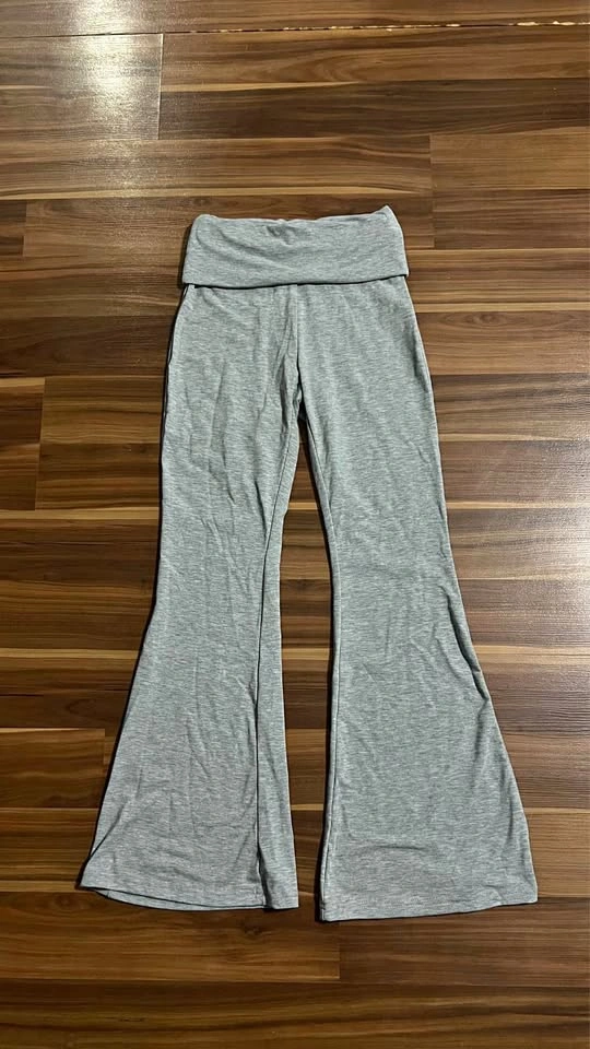 Grey Flare Leggings - Petite XXS