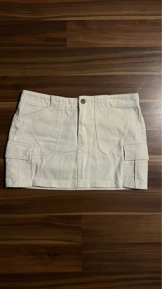 Off-White Denim Cargo Mini Skirt - photo 4