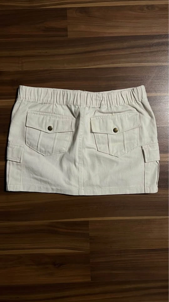 Off-White Denim Cargo Mini Skirt - photo 5