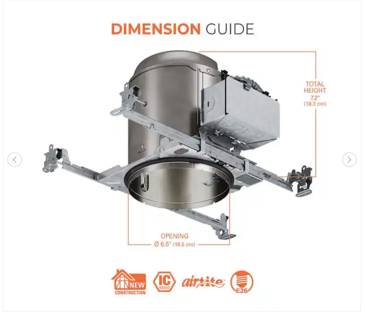 HALO H7 6 in. Recessed Lighting- NEW - photo 2