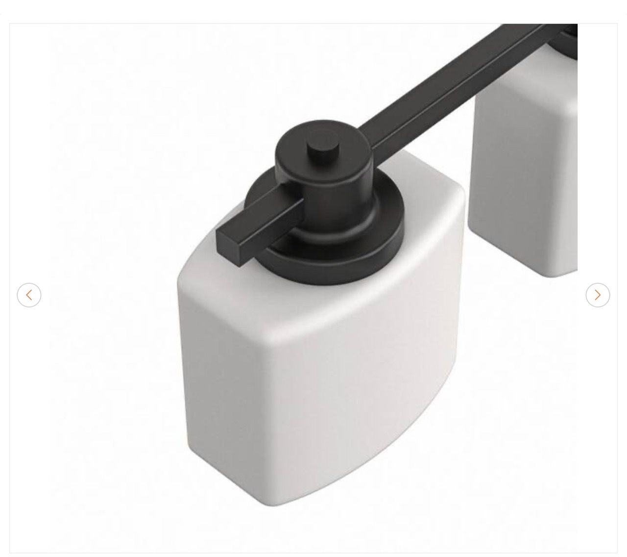 40 in. Modern 5-Light Matte Black Bathroom Vanity Light - photo 5