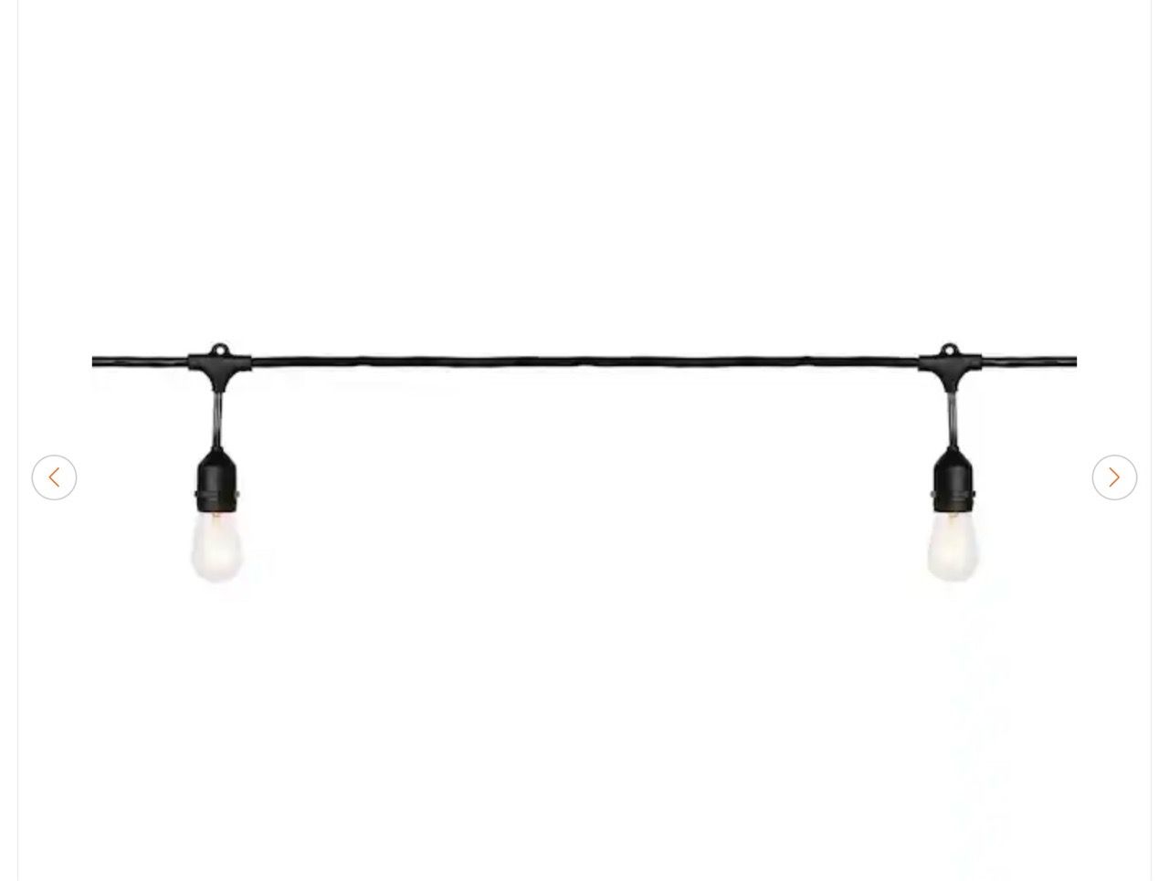 Hampton Bay 12-Light 24 ft. Indoor/Outdoor String Lights - photo 3