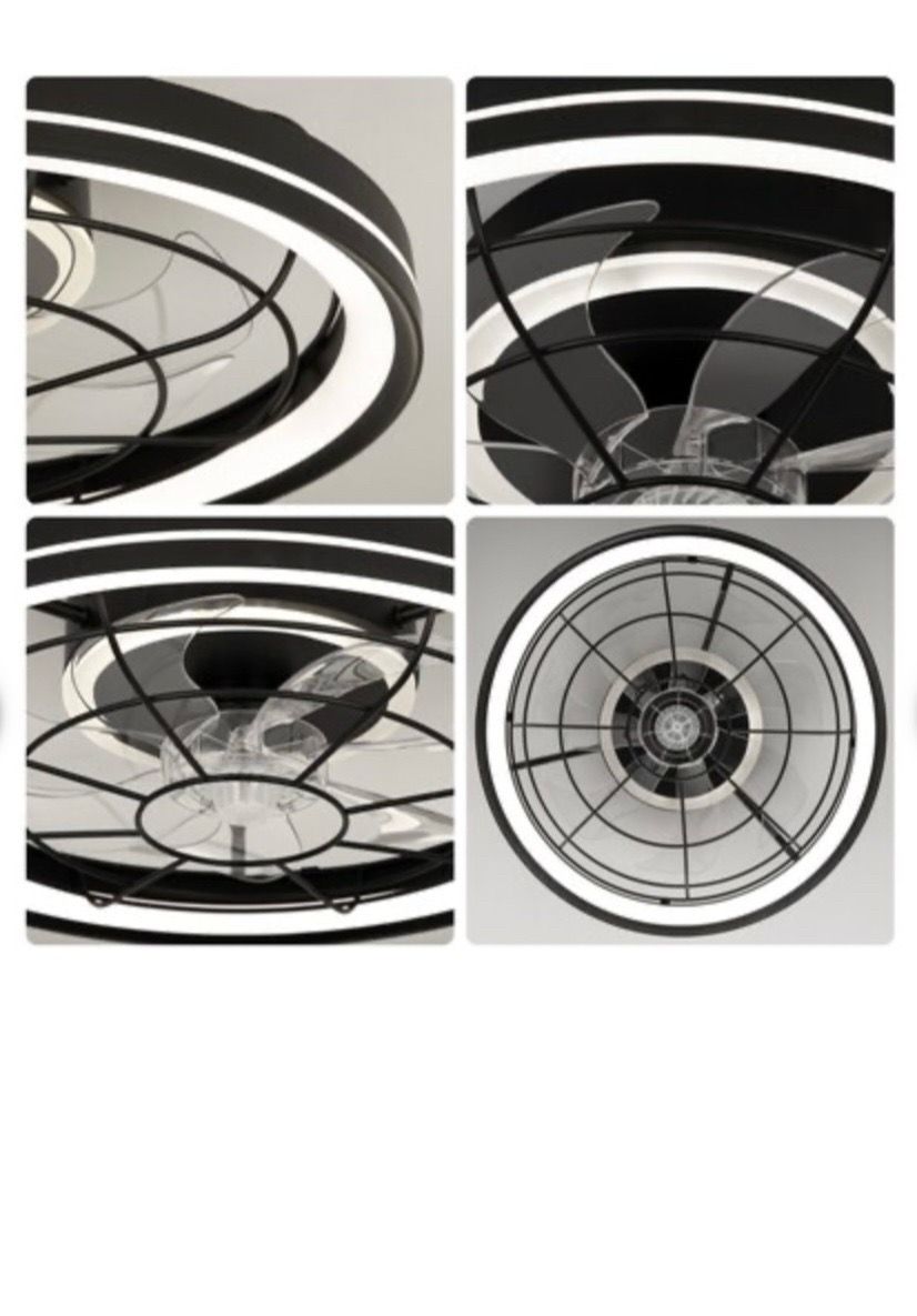 19 inch Dimmable Ceiling Fan with Integrated LED Light - New - photo 5