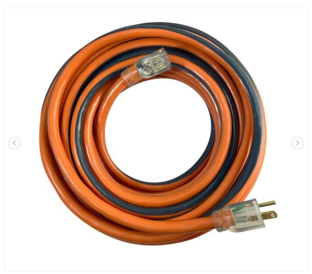 RIDGID 50 ft. 10/3 Heavy Duty Indoor/Outdoor Extension Cord - photo 2