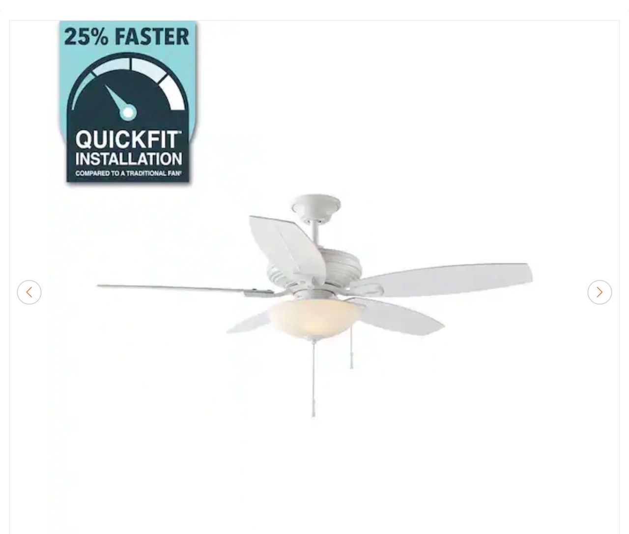 Hampton Bay North Pond 52 in. Indoor/Outdoor LED Ceiling Fan