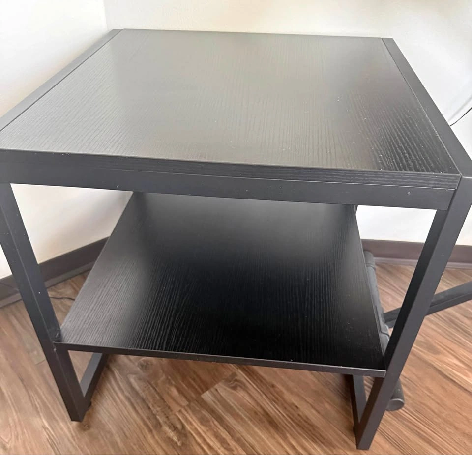 Coffee Table, Lamp Table, Night Stand, BedSide Table, Black