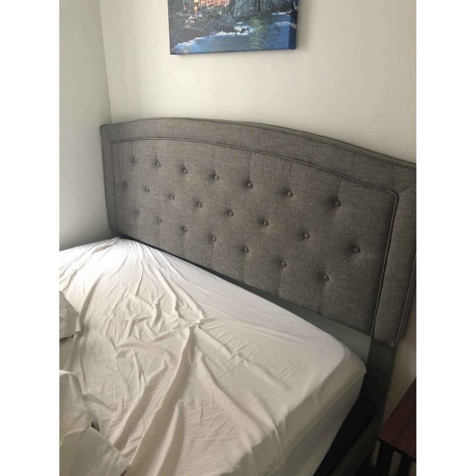 Queen Bed Frame with Adjustable Headboard - photo 2