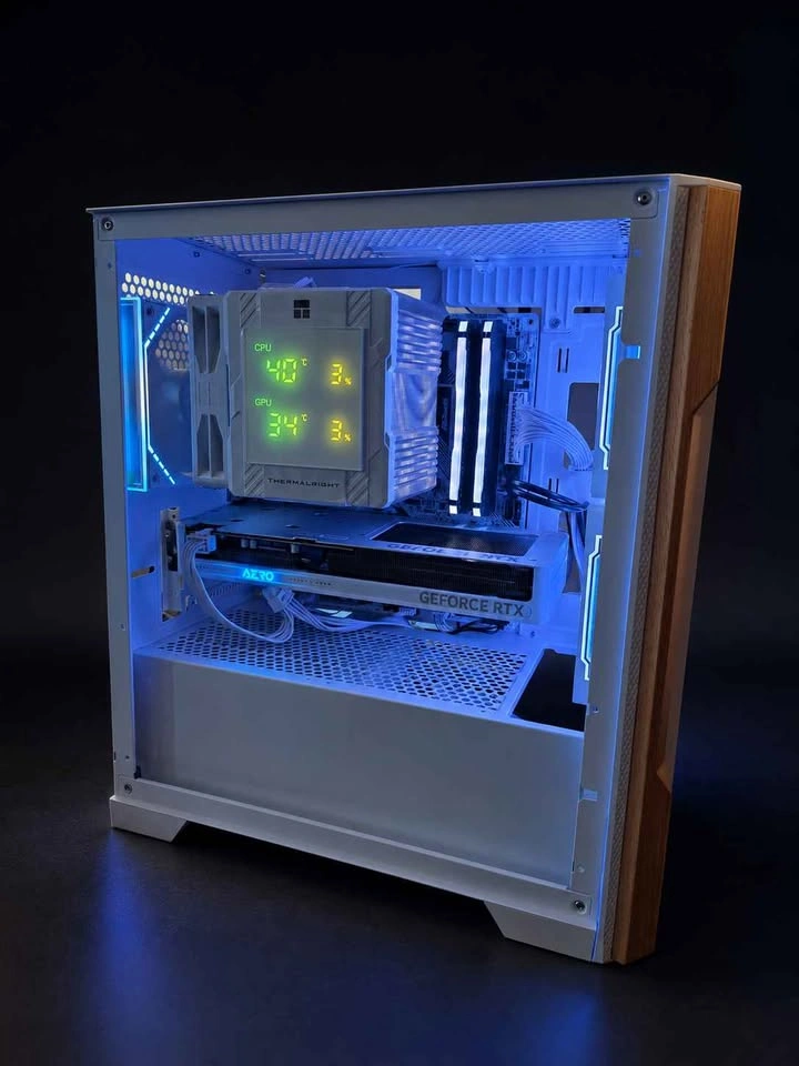 Brand new 5060 gaming pc full white - photo 2