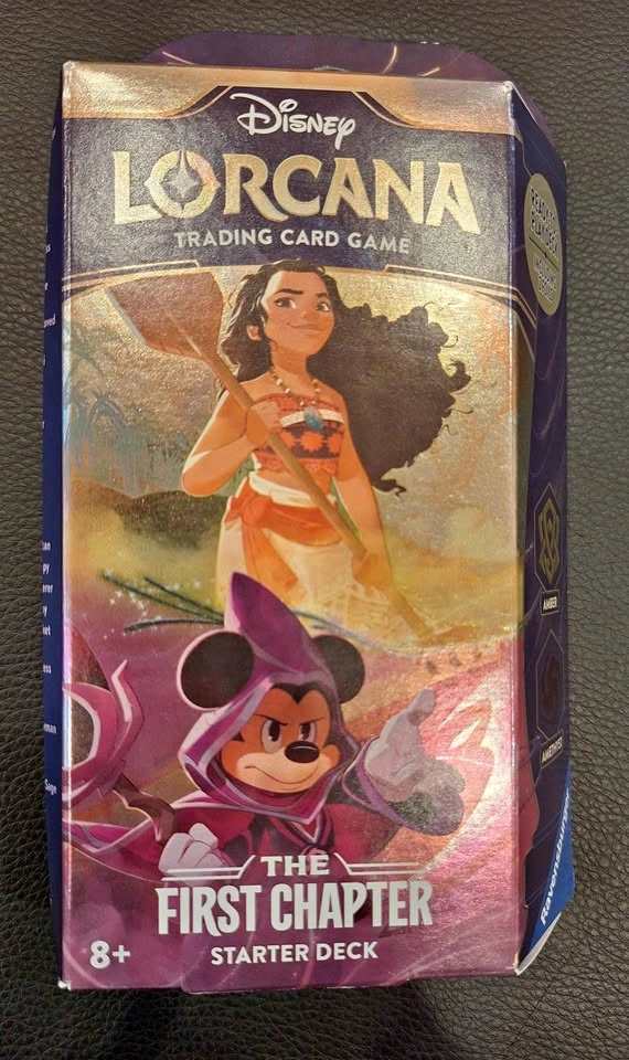 Disney Lorcana Amber/Amethyst The First Chapter Starter Deck
