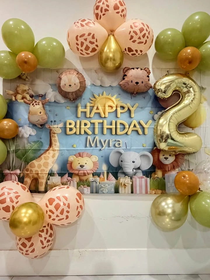 Animal theme Birthday Banner - photo 3