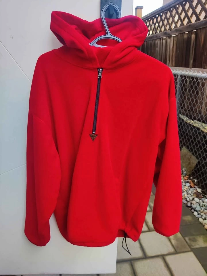 Red Unisex Fleece Hoodie - photo 3