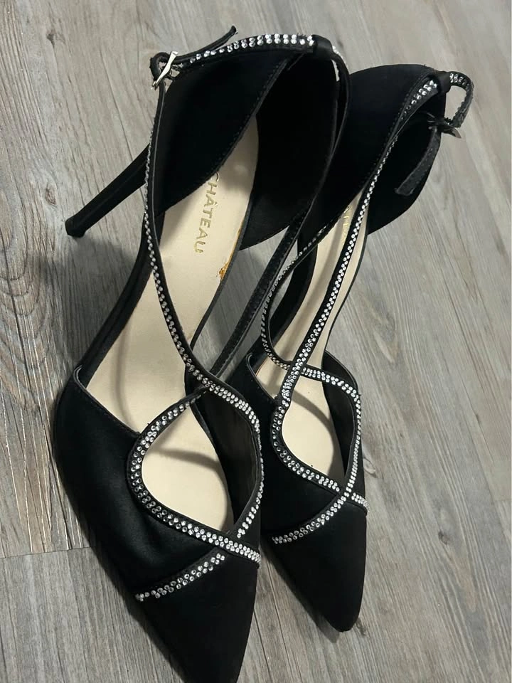 Le Chateau Black Heels Size 9 - photo 3