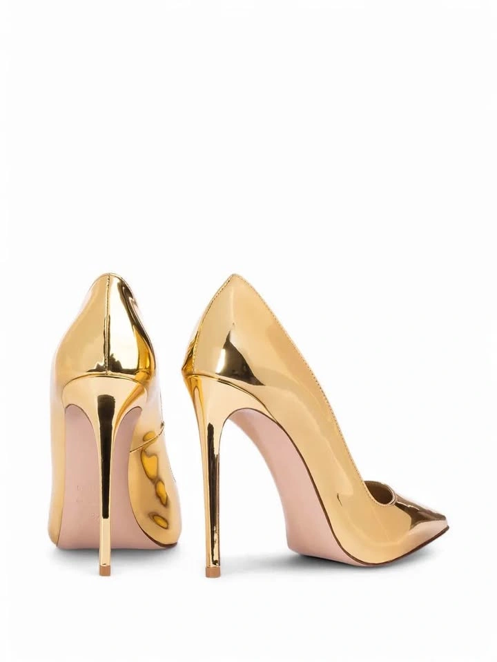 Steve Madden Gold Heels Size 8/7.5 - photo 4