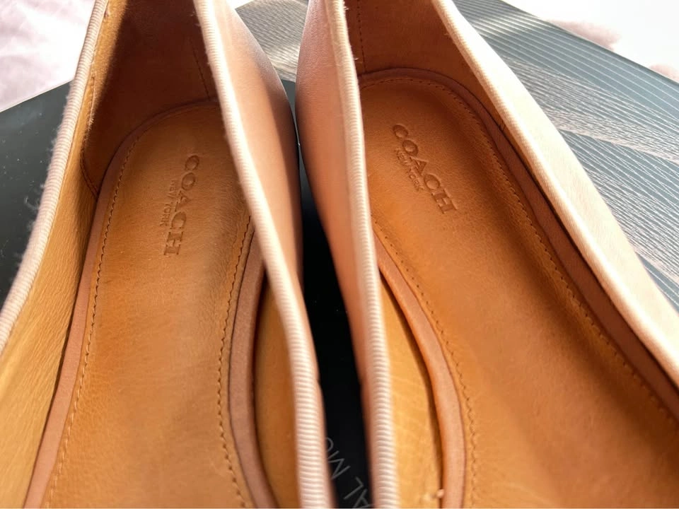 Coach Ballet flats beige and black size 10 - photo 5