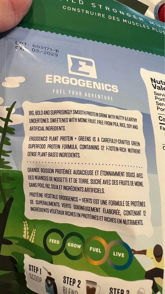 Organic Plant Protein Powder 120g - photo 3