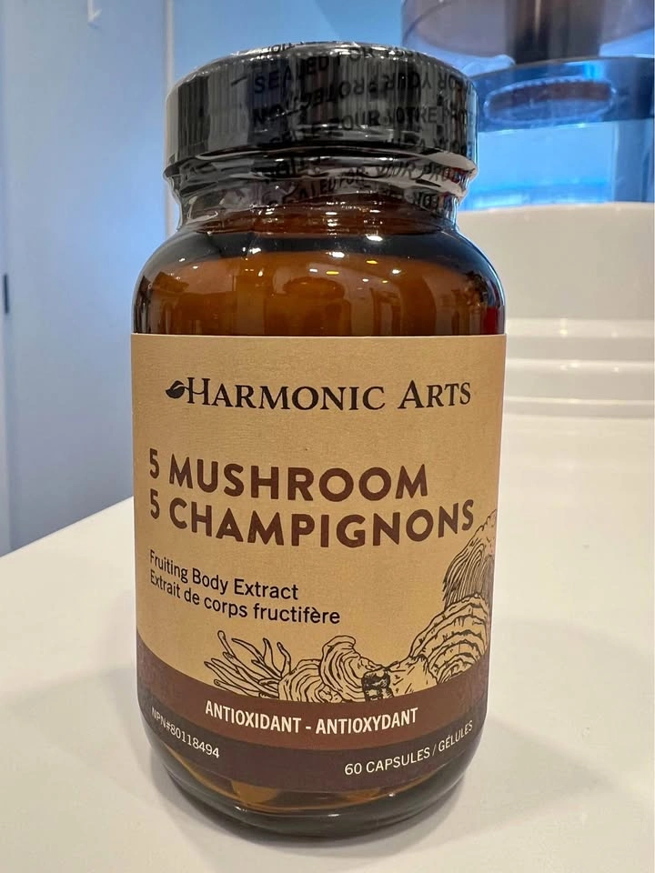 5 Mushrooms - Lions Mane + more - 60 Capsules