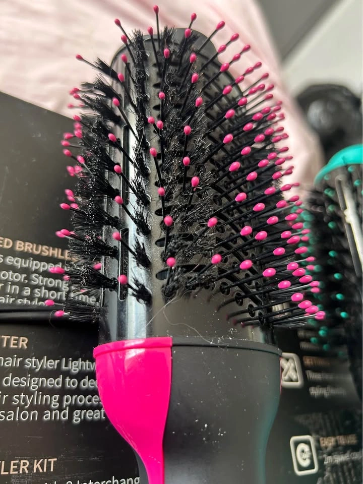 Brush Dryer Adjustable Heat Settings Electric Hair Tool x2 - photo 4