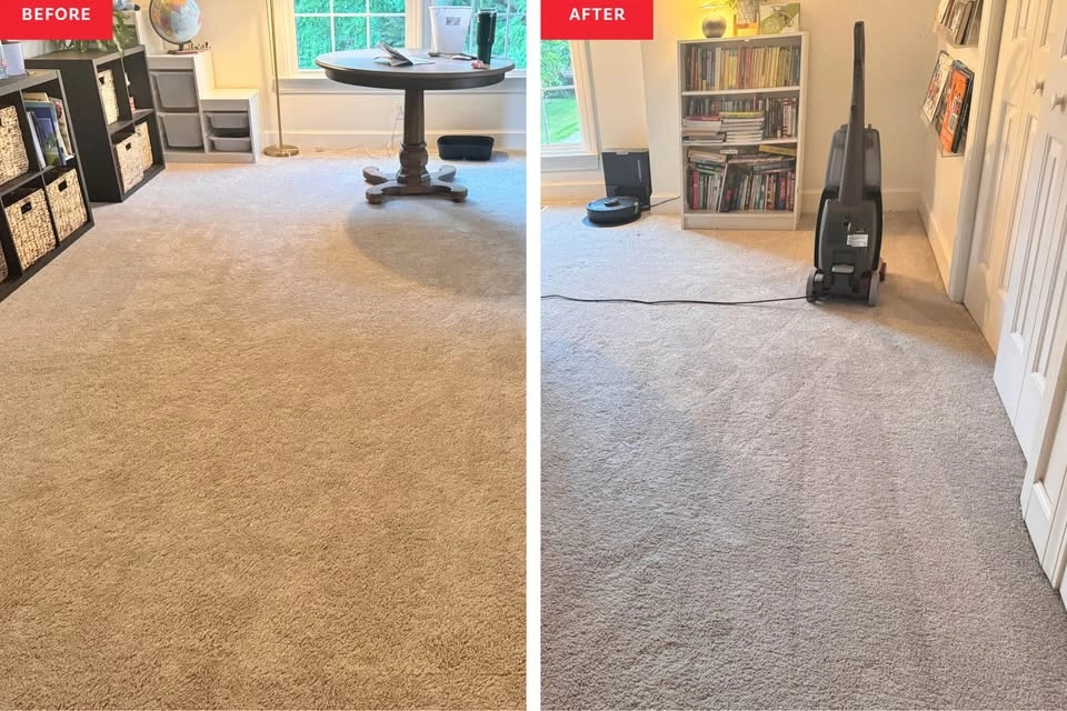 Hoover Power Scrub Deluxe Red Upright Carpet Cleaner - photo 4