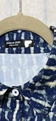 Ensemble co ord set blue top and pants 0XL - photo 5