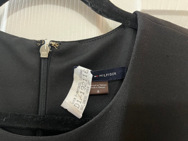 Tommy Hilfiger Black Ruffle Dress. Size: 8 - photo 4