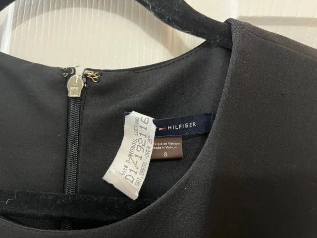 Tommy Hilfiger Black Ruffle Dress. Size: 8 - photo 4