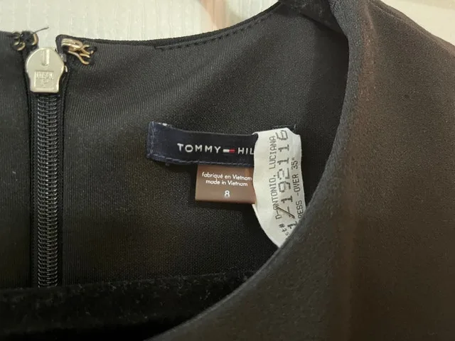 Tommy Hilfiger Black Ruffle Dress. Size: 8 - photo 5