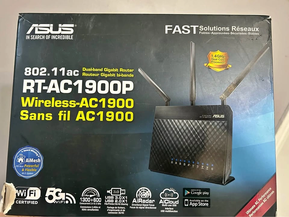 Asus router RT-AC1900p dual band gigabit router