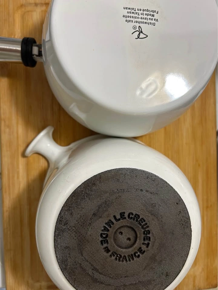Vintage Le Creuset La Mama Enzo Mari Enameled Cast Iron Pot - photo 2