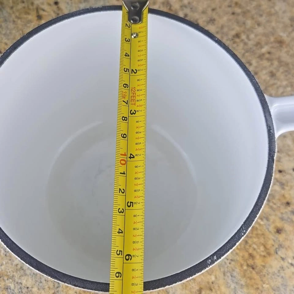 Vintage Le Creuset La Mama Enzo Mari Enameled Cast Iron Pot - photo 3