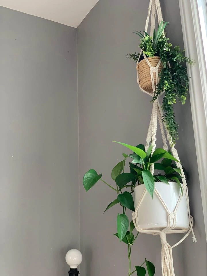Double Macrame Plant Hanger - photo 4