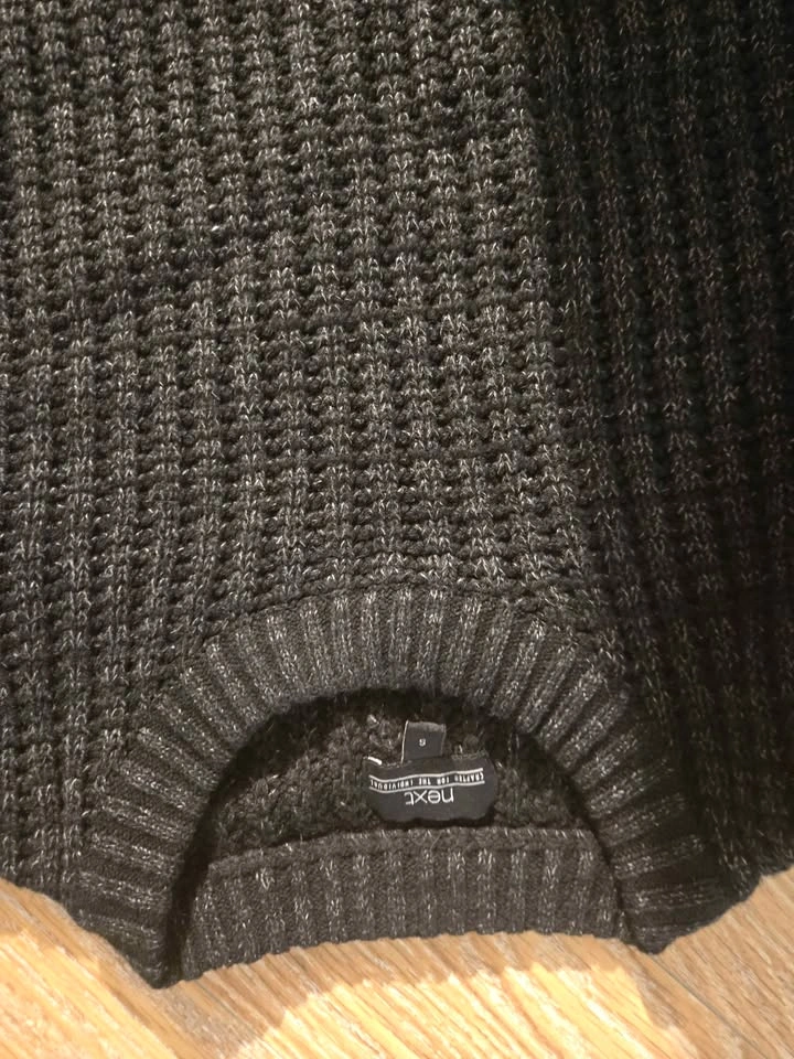 Mens Black Sweater, Next, size s - photo 2