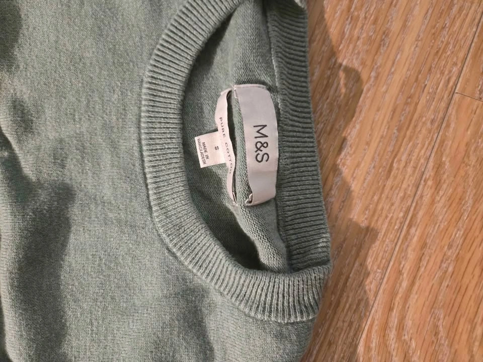 Men's Cotton Sweater from Mark's & Spencer, Size S - photo 2
