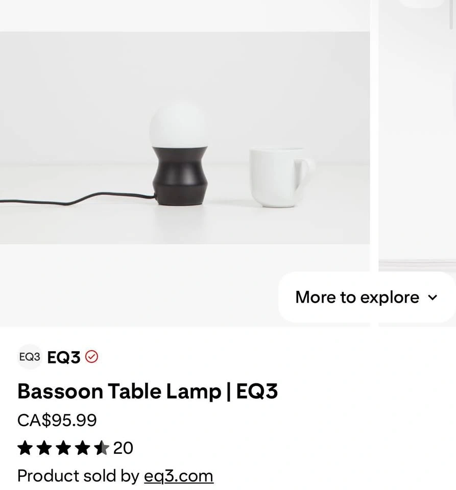 EQ3 Modern Round Lamp - photo 2