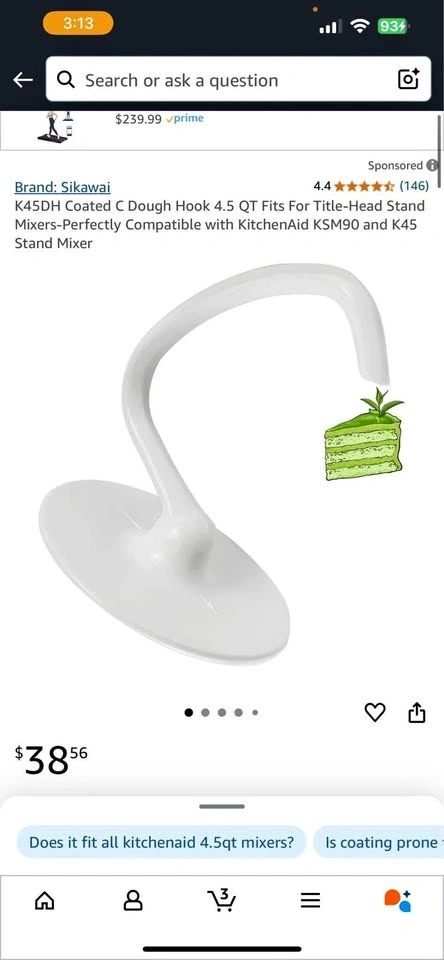 2 KitchenAid Mixer Accessories - $40