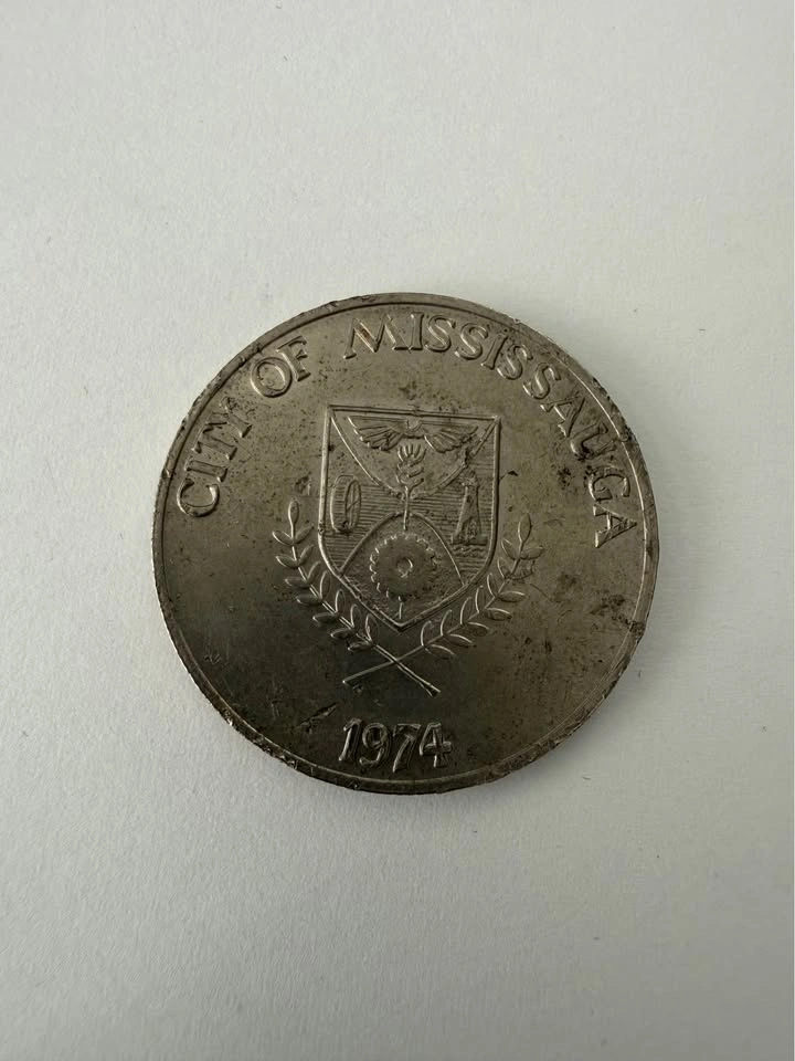1974 City of Mississauga Commemorative Token - photo 2