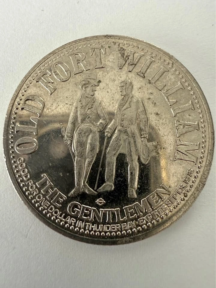 1978 Old Fort William Thunder Bay Souvenir Dollar
